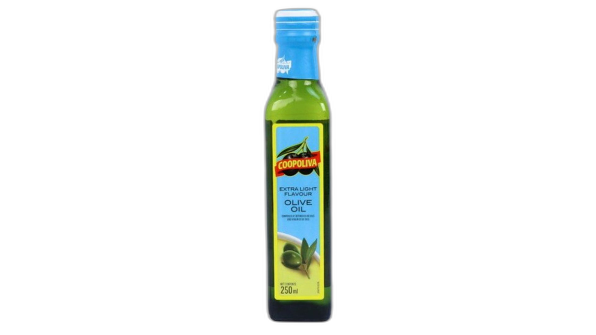 კოპოლივა ზეითუნის ზეთი ექსტრა მსუბუქი 250 მლ/8410522100638 1ც