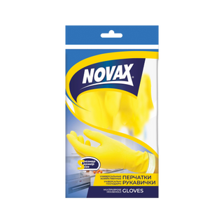 NOVAX უნივერსალური რეზინის ხელთათმანი S ზომა-1წყვილი/9556073103410