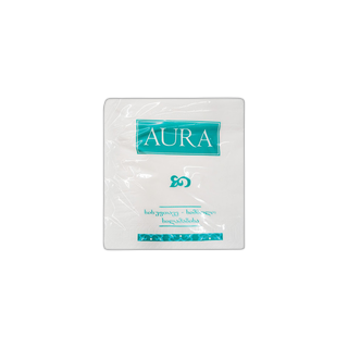 AURA ხელსახოცი წითელი 30X30-20ც/4860004550132