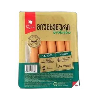 ნიკორა მიუნხენური სოსისი 340 გრ/4860009622780