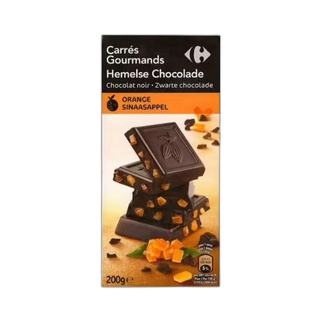 Carrés Gourmands ფორთოხლის შოკოლადის ტაბლეტი, 200გ