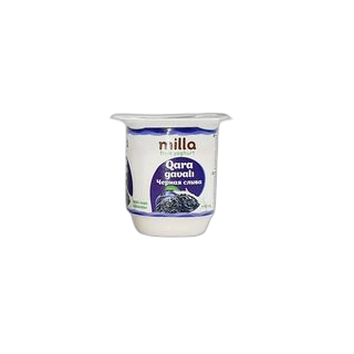 Milla იოგურტი შავი ქლიავი 3%-115გ/4760081604615