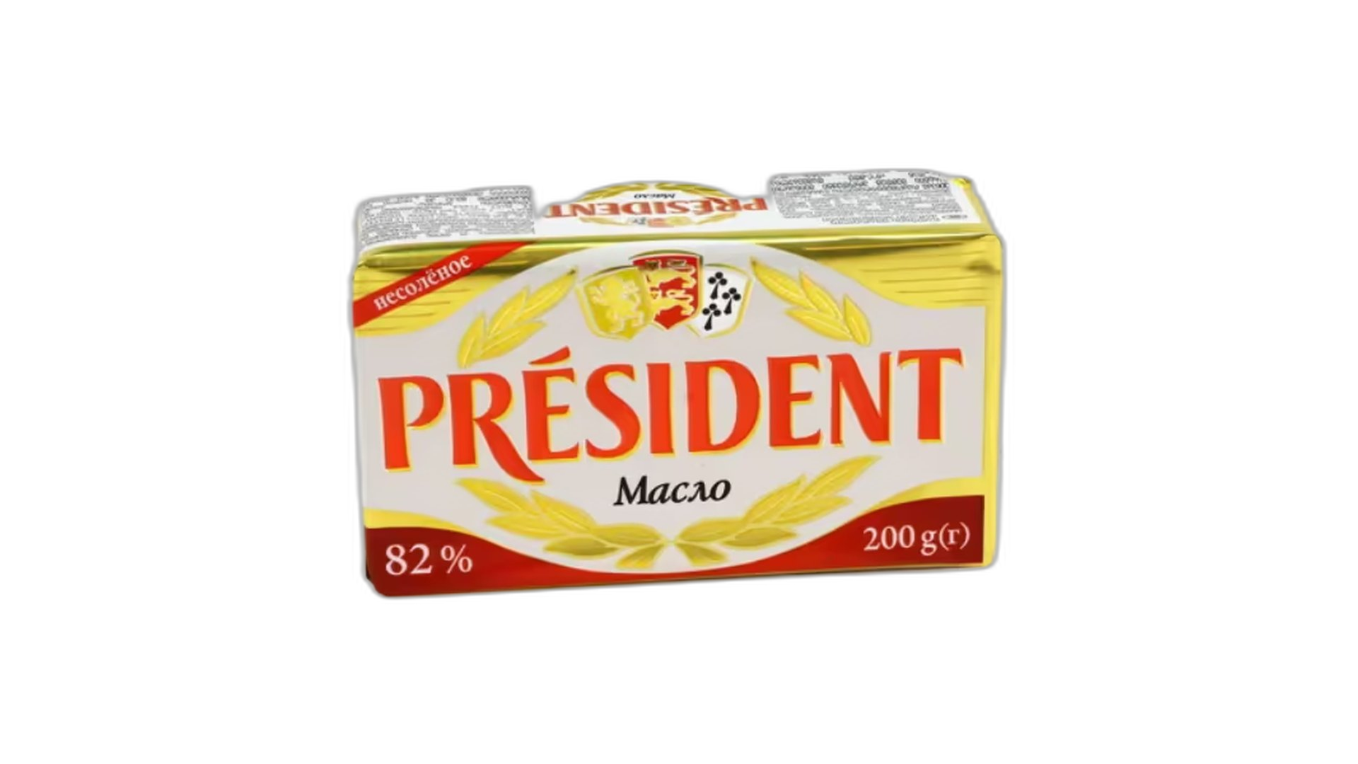 პრეზიდენტი ნაღების კარაქი 82% 200გრ/3228022910023