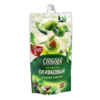 სლობოდა მაიონეზი ზეთისხილის 200 მლ/4600699501565 1ც