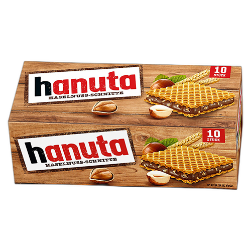 ვაფლი/ Hanuta/შოკოლადით და თხილით 20*220გ