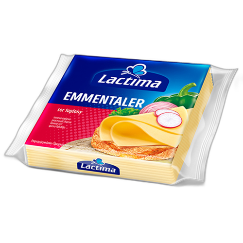 მდნარი ყველის ფენა Lactima ემენტალერი 130 გ
