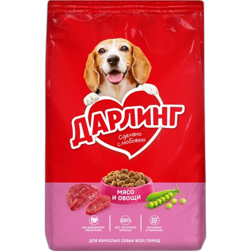 ცხოველთა კვება / დარლინგი /ძაღლი საქ&ბოსტ. / 12x500გ