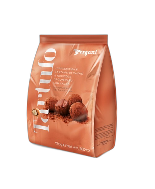 შოკოლადის ტრუფელი / Vergani / თხილით და კაკაოთი 24*150გ