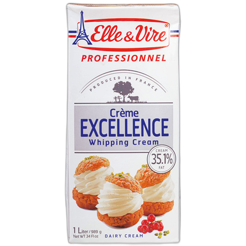 ნაღები Ell & Vire 'EXCELLENCE' ასათქვეფი 35,1% 1 ლ