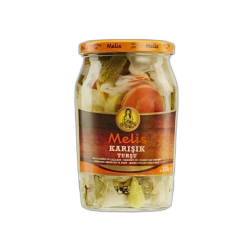 ბოსტნეულის კონსერვი/მელის/ ბოსტნეულის მიქსის მარინადი  12*670გ  (720მლ)