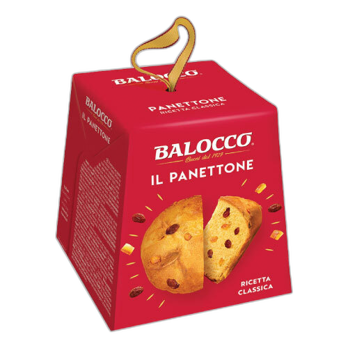 პანეტონე/Balocco/ ქიშმიშითა და ფორთოხლის ცედრით/ 32*100გ