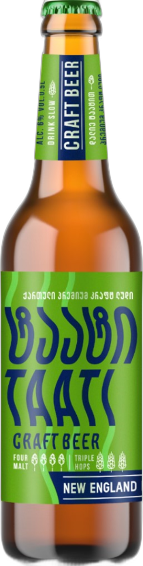 ლუდი / ტაატი / ბოთლი /  NEIPA / ნატახტარი 2005 / *20 / 0.5 ლ