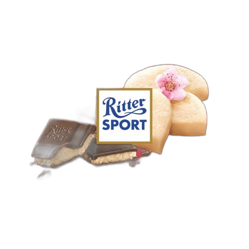 შავი შაკოლადი მარციპანის შიგთავსით - Ritter sport/ რიტერ სპორტი - 100გრ