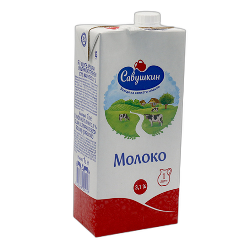 რძე ულტრა პასტერიზებული 3,1% 1ლ