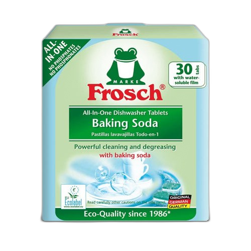 ჭურჭლის სარეცხი / მანქანის ტაბლეტი / Frosch / 30ც