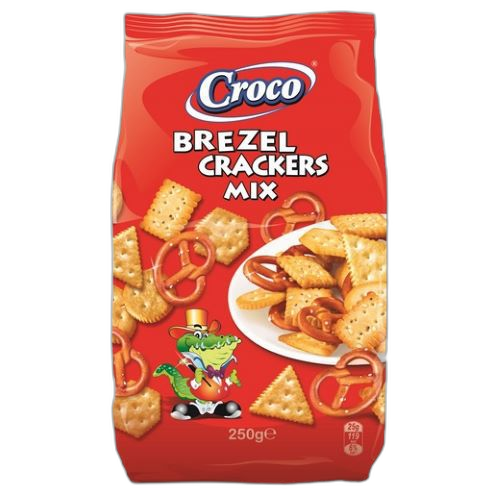 კრეკერის და ბრეზელის მიქსი 'კროკო' 250 გ
