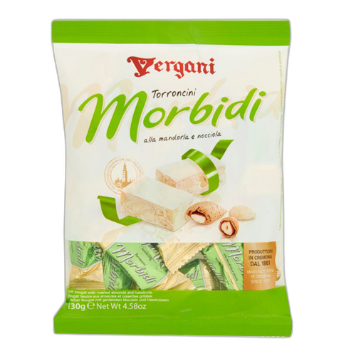 ნუგა/ Vergani/ "Torroncini" რბილი ნუგა ნუშით 30*130გ
