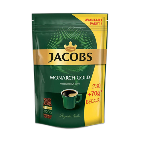 ხსნადი ყავა 'იაკობს მონარქი' 230გ+70გ