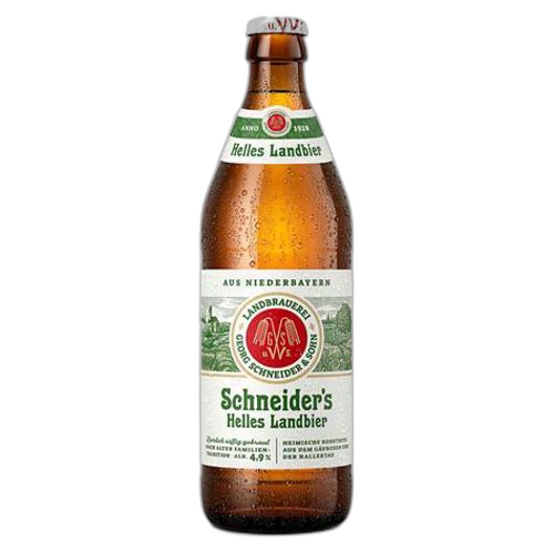 ლუდი / Schneider Helles /ჰელესი / გაფილტრული 4.9 % 20*0.5 ლ