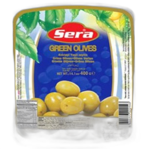 მწვანე ზეთისხილი Sera მთლიანი 400 გ