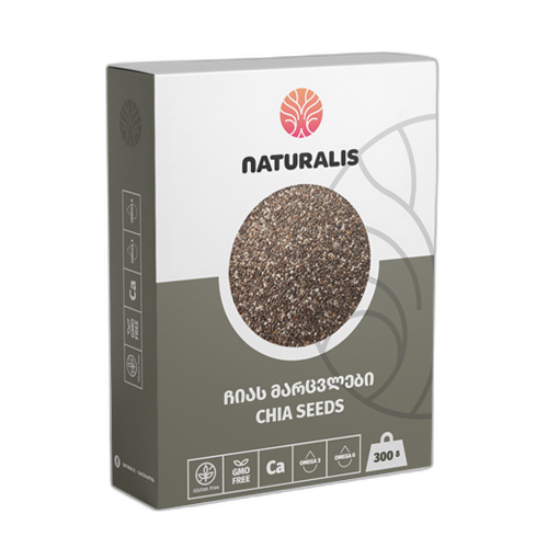 ჩიას მარცვლები ნატურალისი 300გ