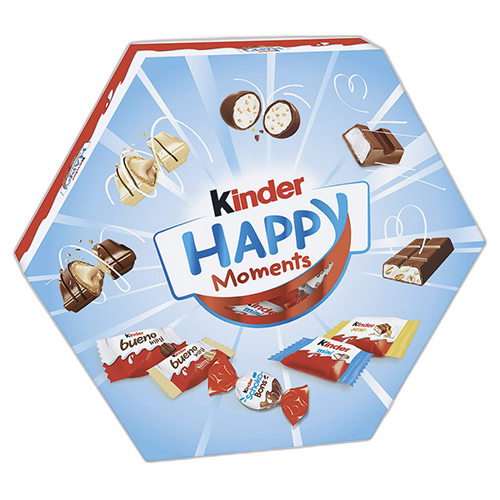 ბომბონერი/Kinder/"ბედნიერი მომენტები" შოკოლადის მიქსი 12*161გ
