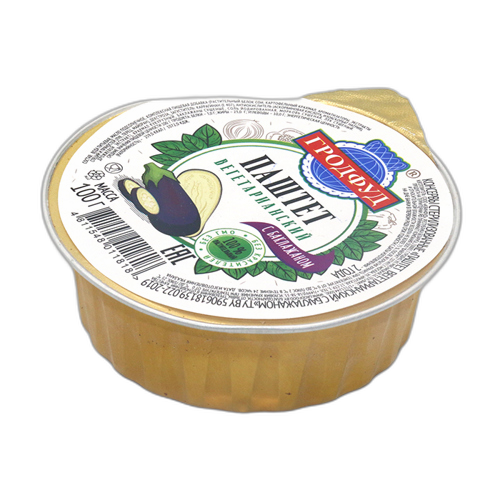 ვეგეტარიანული პაშტეტი 'გროდფუდ', ბადრიჯნით 100 გ