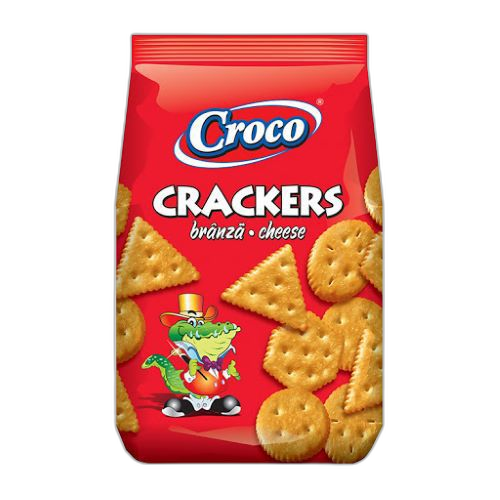 კრეკერი 'კროკო' ყველის არომატით 100 გ
