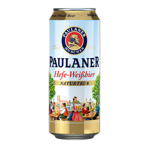 ლუდი პაულანერი გაუფილტრავი 5.5% 0.5ლ ქილა