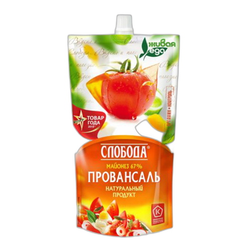 მაიონეზი 'სლობოდა' პროვანსალი დოზატორით 400მლ