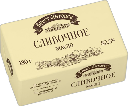 კარაქი / ნაღების უმარილო / 82,5% 180გრ
