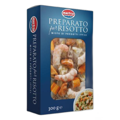 ზღვის პროდუქტები /Marfrio/ ასორტი რიზოტოსთვის 013349 /10*300 გრ