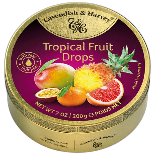 კანფეტი C&H ტროპიკული ხილის წვეთები 200 გ