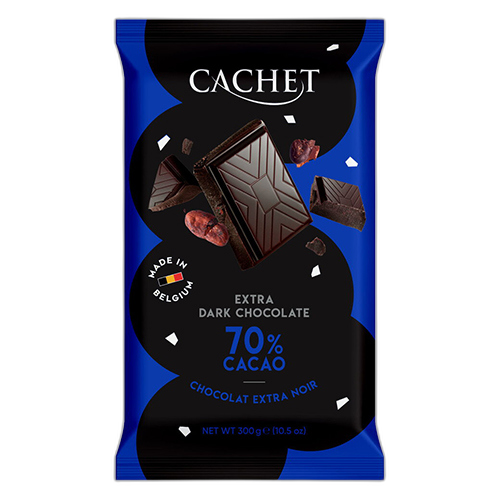 Kim's Chocolates 'კაშე' პრემიუმ ბელგიური შავი შოკოლადი 70% 300 გ