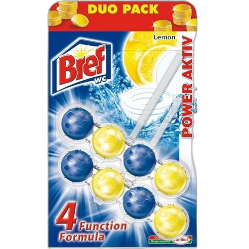 საწმენდი საშუალება / რუს. ბრეფი აქტიური ძალა ლიმონი / 2x51 გ უნიტ.საწ. (10),90544