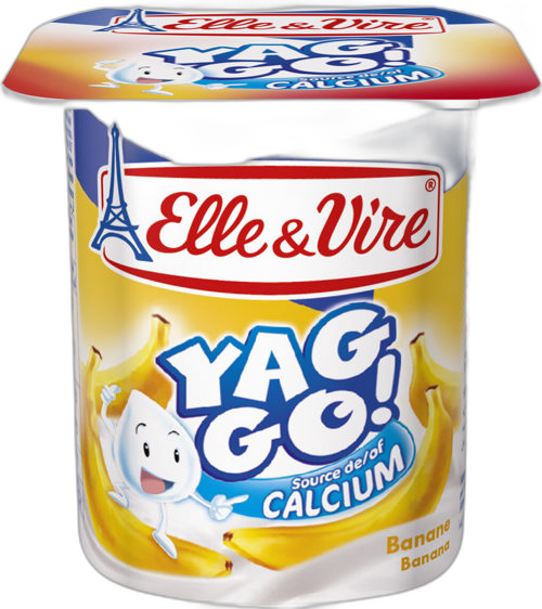 დესერტი Ell & Vire 'YAG GO!' ბანანის 125 გ
