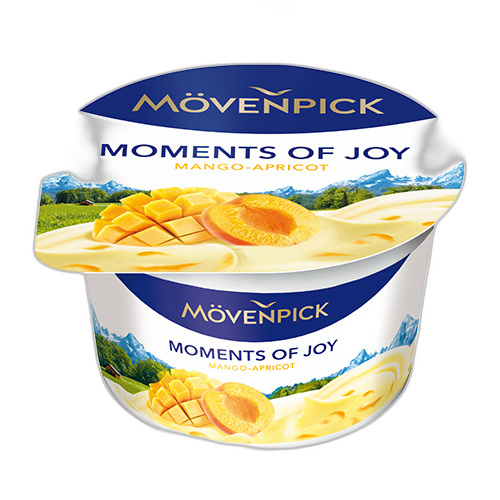 იოგურტი მანგოთი და გარგარით - Movenpick / ოვენპიკი - 100 გ