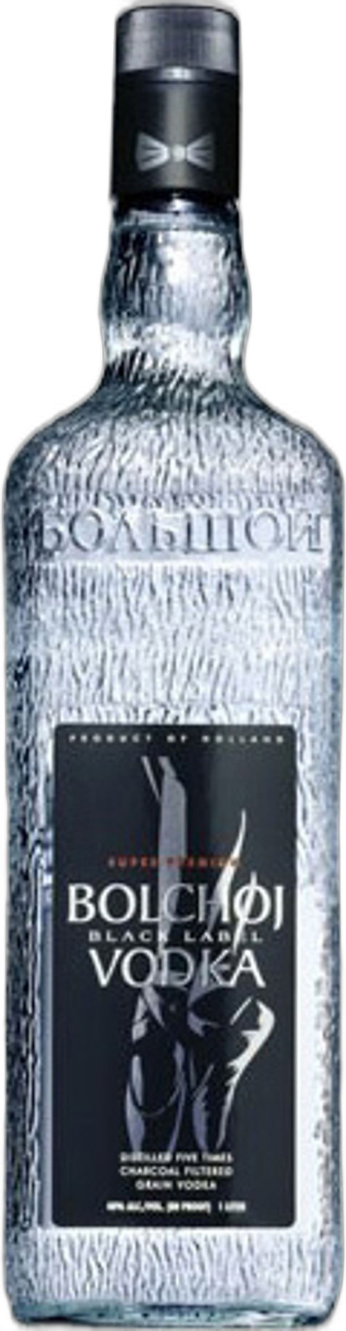 არაყი/ BLACK LABEL/ პრემიუმი, ხუთმაგი ფილტრაციით ნახშირზე 40% 6*1ლ