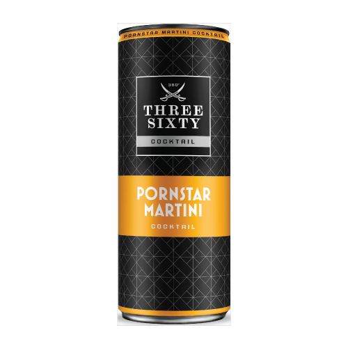 კოქტეილი/ Three sixty/ Pornstar Martini / 10%/ 12*250 მლ