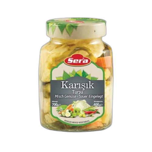 ბოსტნეულის კონსერვი Sera ბოსტნეულის ასორტის მარინადი 700 გ