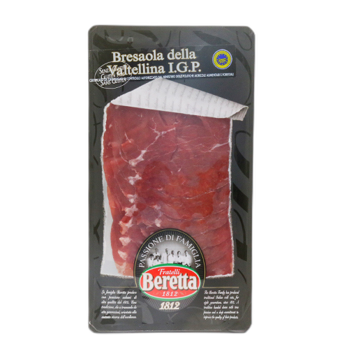 დაჭრილი ძეხვი/Beretta/"საქონლის ბრესაოლა" I.G.P უგლუტენო 10*80გ