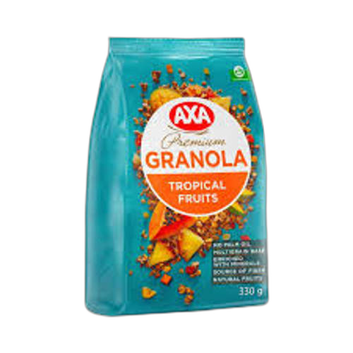 მიუსლი / პრემიუმი / გრანოლა / თაფლის ტროპიკული / AXA / 330გ 1*12 პაკეტი