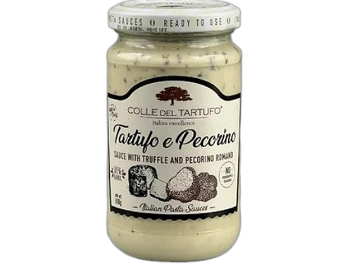 სოუსი /COLLE DEL TARTUFO/ ტრუფელით და „პეკორინო“ ყველით წასასმელი 12*180გრ