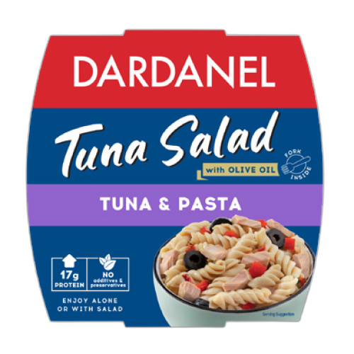 თევზის კონსერვი/დარდანელი/თინუსის სალათი მაკარონით 24*160გ