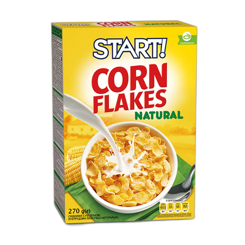 სიმინდის ბურბუშელა 'სტარტი' ნატურალური 270 გ