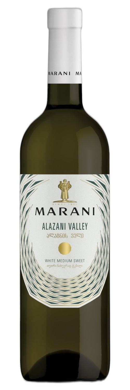 ღვინო ალაზნის ველი თეთრი 0.75 ლ.ბ.