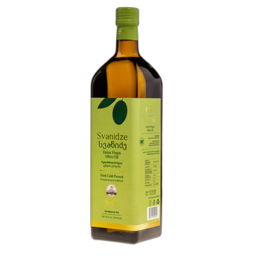ზეთი / ზეთისხილის "სვანიძის ზეთისხილის ზეთი" / პრემიუმი / შუშა / 1000 მლ