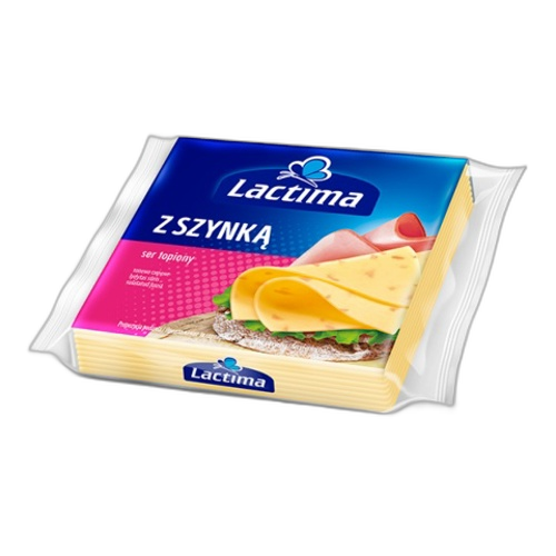 მდნარი ყველის ფენა Lactima ლორით 130 გ