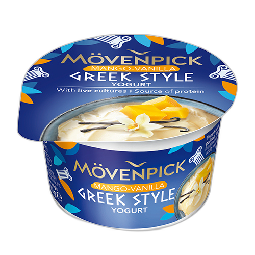 იოგურტი /მოვენპიკი/ ბერძნული/მანგოთი და ვანილით/პროტენი 5% 20*100გ