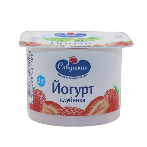 იოგურტი 2 % მარწყვით 120გ